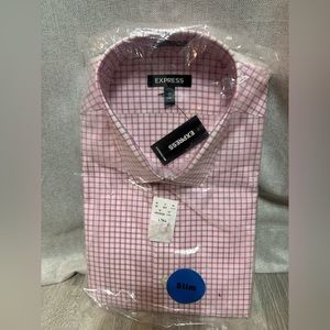 NEW Men White/Red Express 1MX Large Tall/Long Slim 16-16 1/2